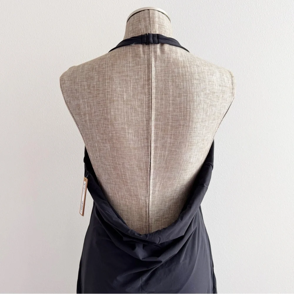 SKIMS Fits Everybody Plunging Neckline Halter Dress - Picture 8 of 12